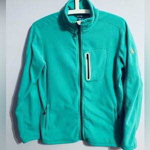 Eddie Bauer Women’s Full Zip First Ascent Fleece Jacket, Teal